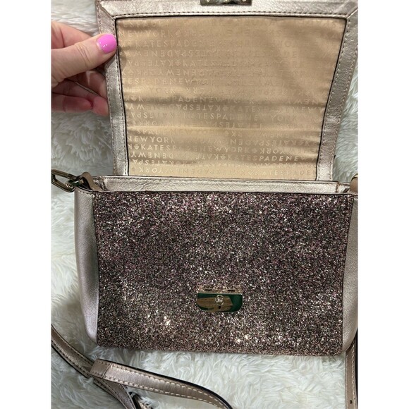 Kate Spade New York Crossbody Satchel Top Handle Bag Pink Small 10x7x3 - Picture 3 of 14